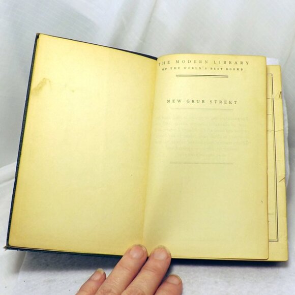 VTG Book "New Grub Street" by George Gissing - Picture 8 of 14